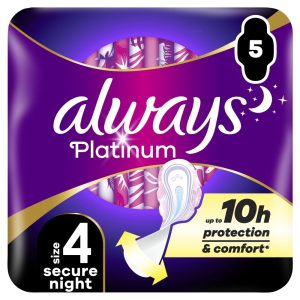 Absorbante, Always, 5 buc Platinum Ultra Night
