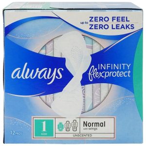 Absorbante, Always Flexprotect, 12 buc Normal