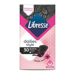 Absorbante, Libresse, Zilnice 30 buc Black Liners