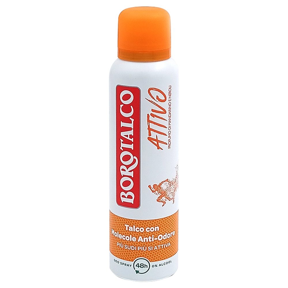 Antiperspirant Deodorant, Borotalco, 150 ml 48H Active Mandarina Neroli