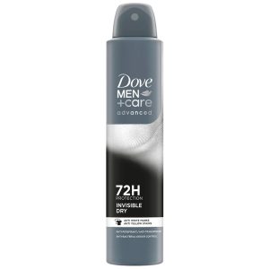 Antiperspirant Deodorant, Dove, 200 ml Advanced Men Invisible Dry 72H
