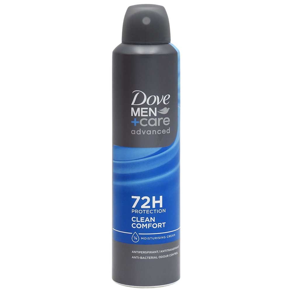 Antiperspirant Spray Deodorant, Dove, 72 h, 250 ml Men+Care, Advanced Clean Comfort