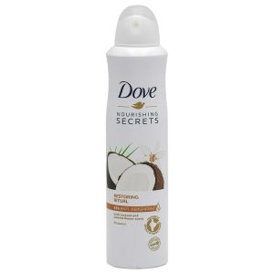 Antiperspirant Deodorant Spray, Dove 48 h, 250 ml, Restoring Ritual Coconut