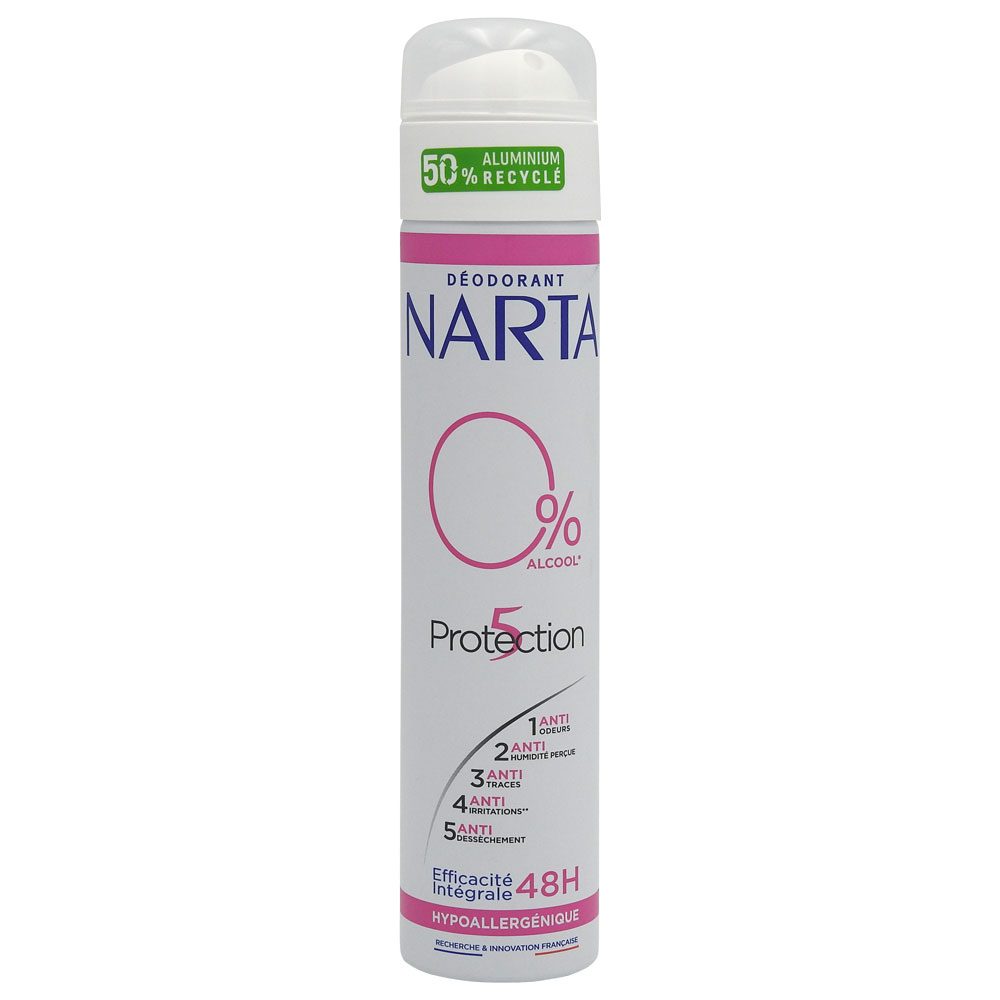Antiperspirant Deodorant, Garnier Narta, 200 ml Protection 5 0% Alcool