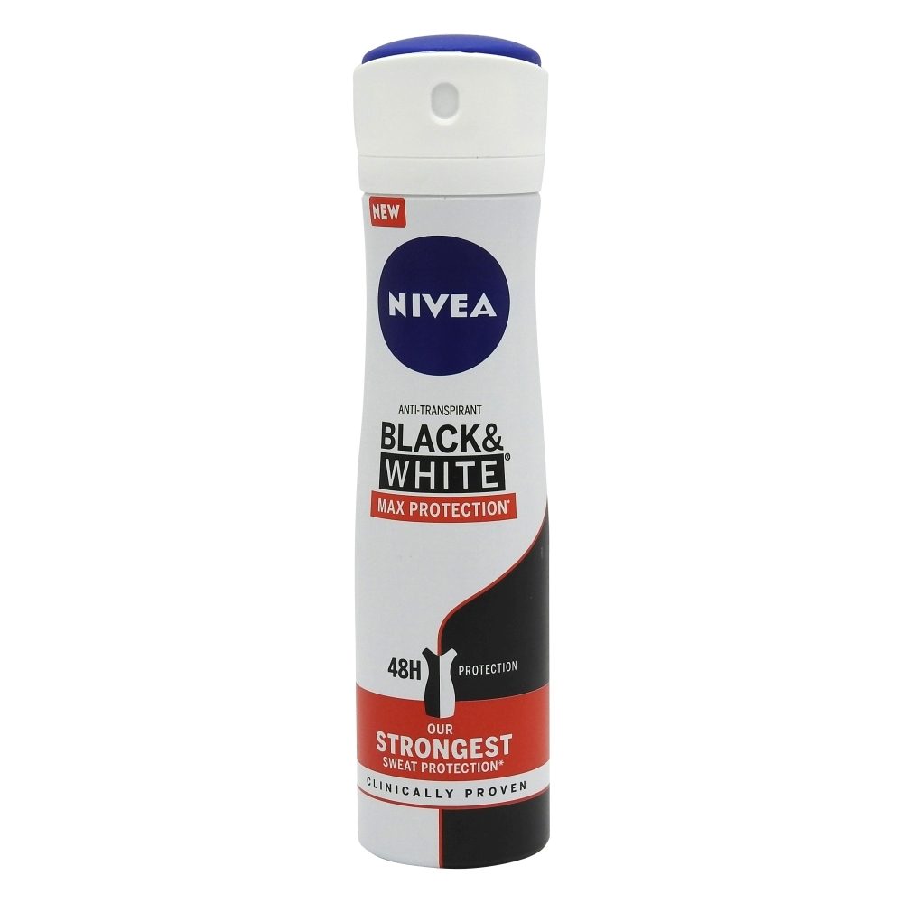 Antiperspirant Deodorant, Nivea, 150 ml Invisible Bw Max Protection