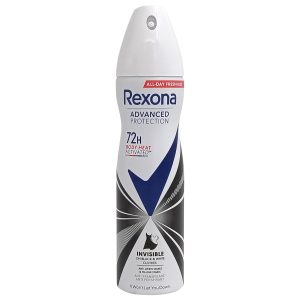 Antiperspirant Deodorant Spray, Rexona, 150 ml Advanced Protection, Invisible Black & White 72 h