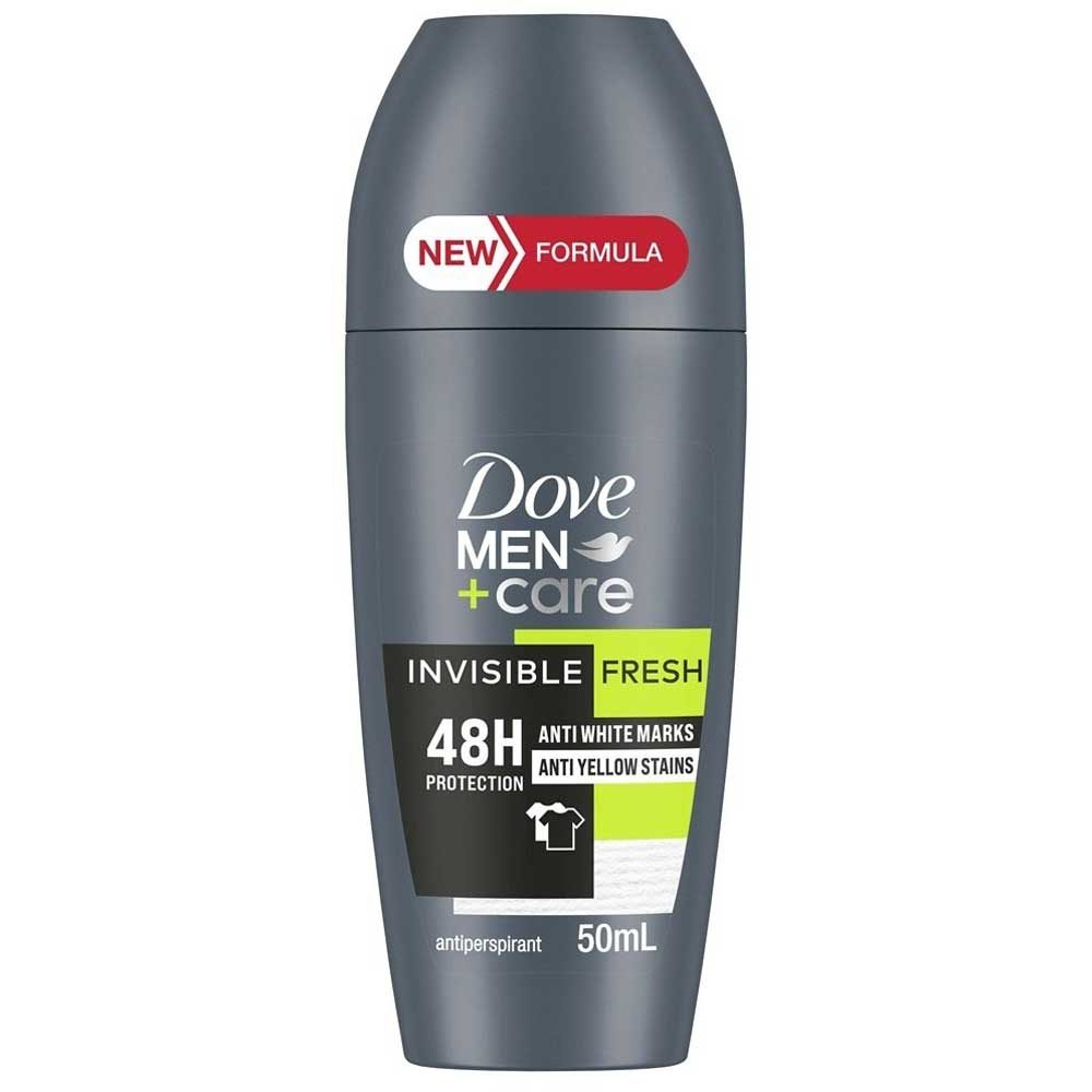 Antiperspirant Roll-On, Dove, 50 ml Men Invisible Fresh