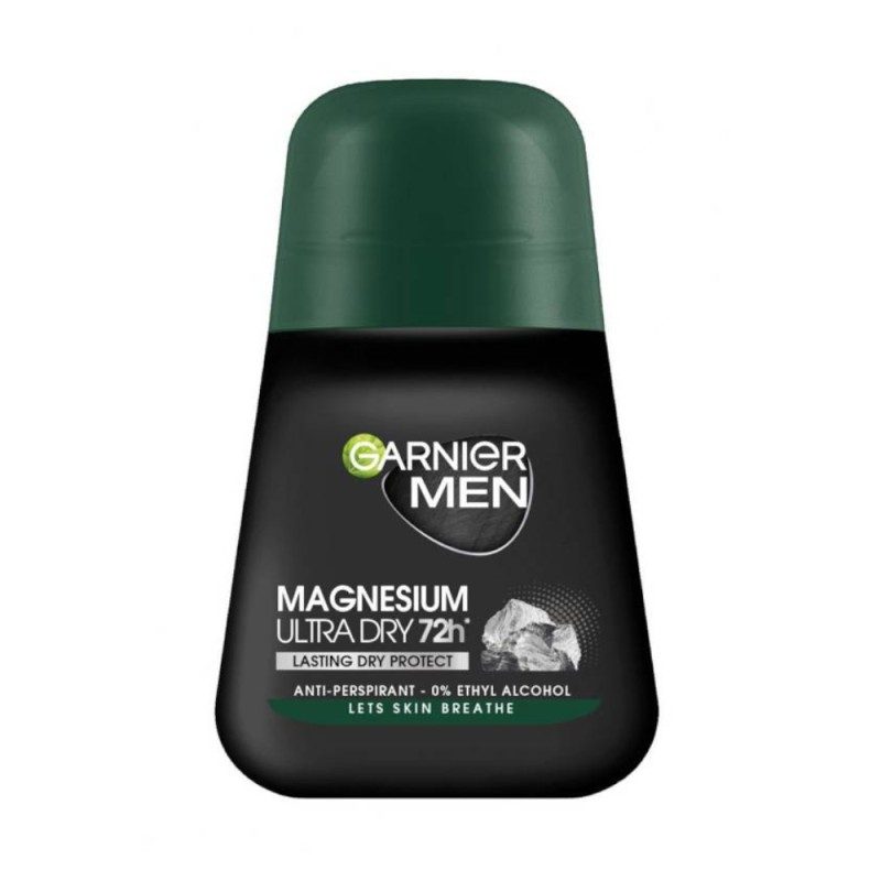 Antiperspirant Roll-On, Garnier, Men 50 ml Magnesium Ultra Dry