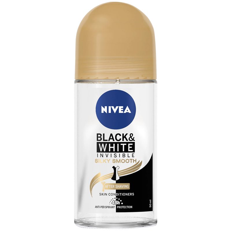 Antiperspirant Roll-On, Nivea, 50 ml Invisible Bw Silky Smooth