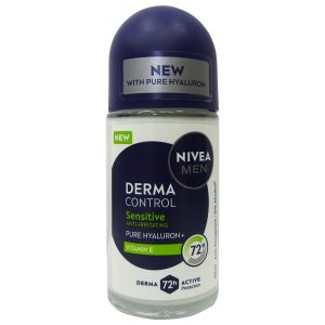 Antiperspirant Roll-On, Nivea, 50 ml Men Derma Control Sensitive