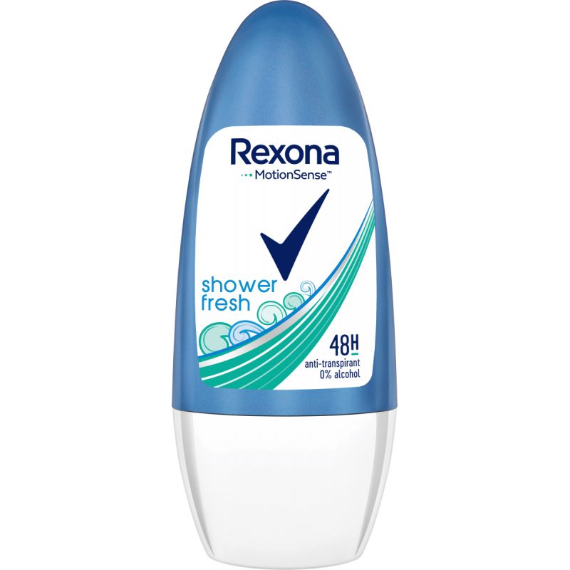 Antiperspirant Roll-On, Rexona, 50 ml, Shower Fresh