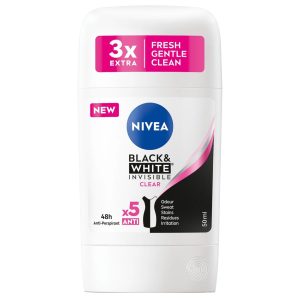 Antiperspirant Stick, Nivea, 50 ml Invisible Bw Clear