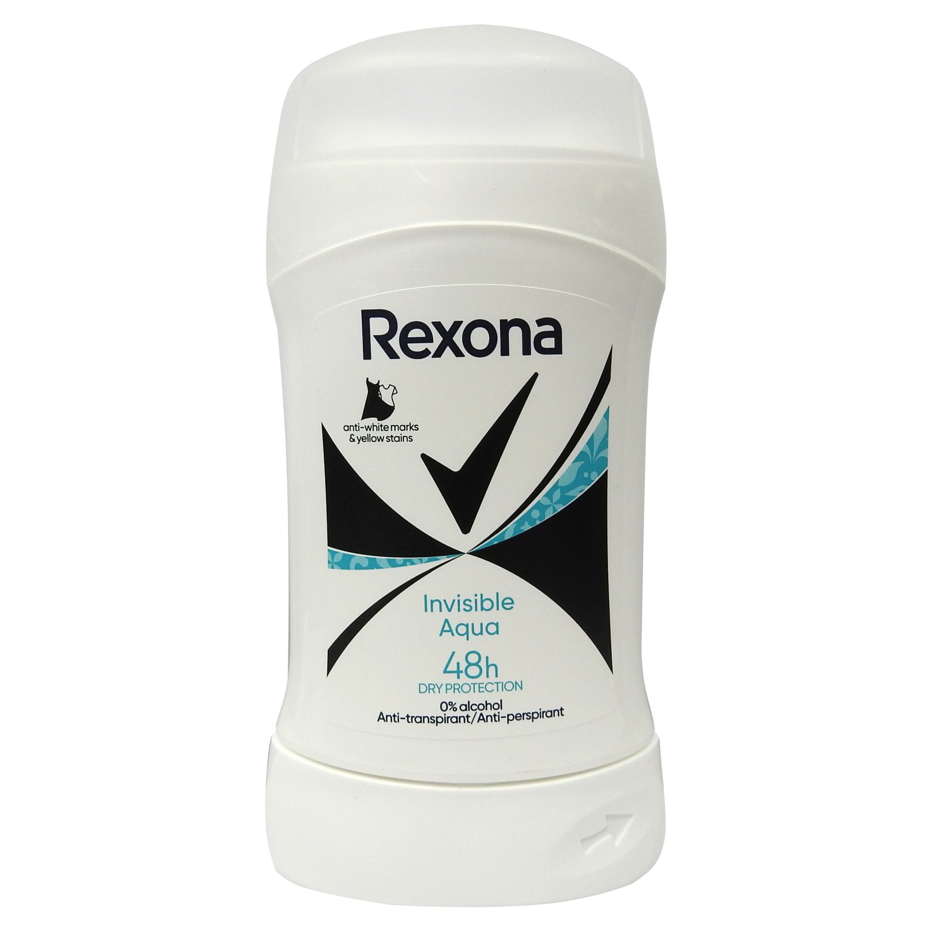 Antiperspirant Stick, Rexona, 50 ml Invisible Aqua