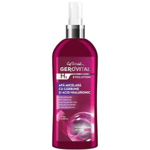 Apa Micelara, Gerovital H3, 150 ml Carbune/Acid Hialuronic 2060