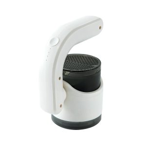 Aparat Pentru Curatat Scame, Par Si Praf, Flippy, cu LED, Pentru Diferite Tipuri De Material, Cu Lame Din Otel Inoxidabil, Compartiment de Depozitare, Maner Reglabil, 11x10.5x8.7 cm, Alb