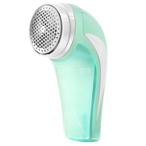 Aparat Pentru Curatat Scame, Par Si Praf, Flippy, Pentru Diferite Tipuri De Material, Cu Lame Din Otel Inoxidabil, Incarcare Prin USB Type-C, Cu Perie De Curatare si Cablu USB Incluse, 13.5x9 cm, Verde