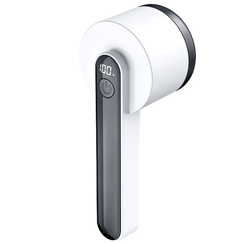 Aparat Pentru Curatat Scame, Par Si Praf, Flippy, Trimmer pentru Diferite Tipuri De Material, Cu Lame Din Otel Inoxidabil, Maner Ergonomic, Incarcare Prin USB, Alb