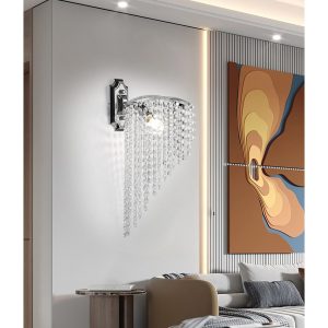 Aplica Cristal Ander 1x E14 Crom Lucios