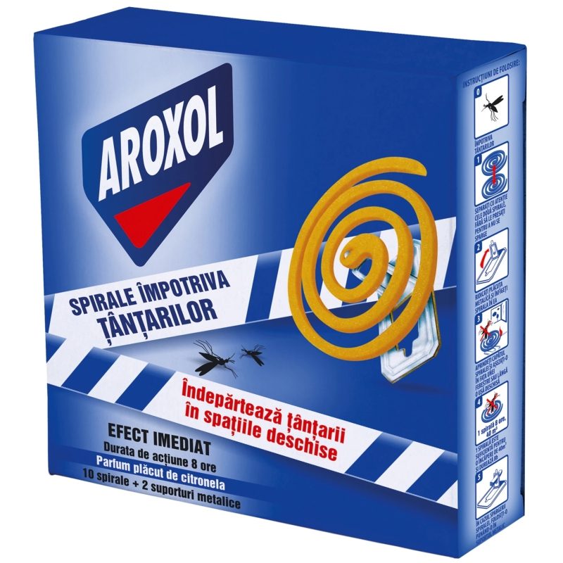Spirale Antitantari, Aroxol, 10 buc Incluse