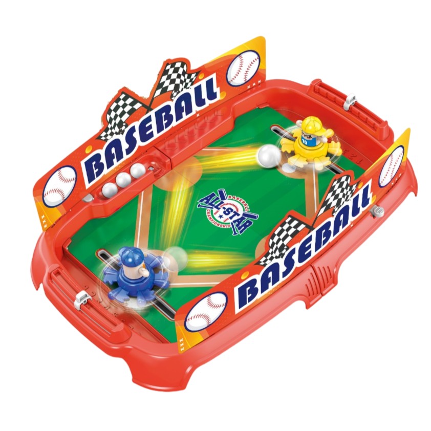 Joc de Masa Interactiv de Baschet pentru Copii, Flippy, 4 Mingi, Tabela Scor, 40.7x27x14.5 cm, Rosu