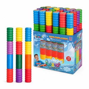 Blaster de Apa pentru Copii, Flippy, Dimensiune 40 cm, Jucarie de Vara pentru Plaja, Piscina si Curte, Rezervor pentru Apa, Design Usor de Manevrat, Diverse Modele, Multicolor