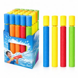 Blaster de Apa pentru Copii, Flippy, Dimensiune 4 cm, Jucarie de Vara pentru Plaja, Piscina si Curte, Rezervor pentru Apa, Diverse Modele, Multicolor