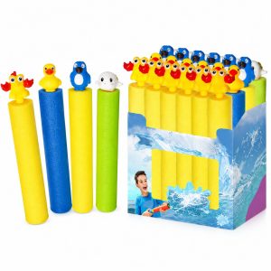 Blaster de Apa pentru Copii, Flippy, Dimensiune 5 cm, Jucarie de Vara pentru Plaja, Piscina si Curte, Rezervor pentru Apa, Design Usor de Manevrat, Diverse Modele, Multicolor