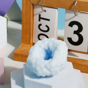 Jucarie Antistres Squishy, material cauciuc termoplastic, +6ani, albastru, 2.5 cm