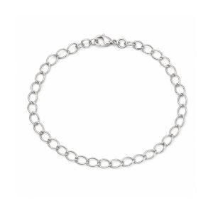 Bratara din Argint 925, Jolie Silver, Model Zale Ovale Mari, 2 g, Argintiu