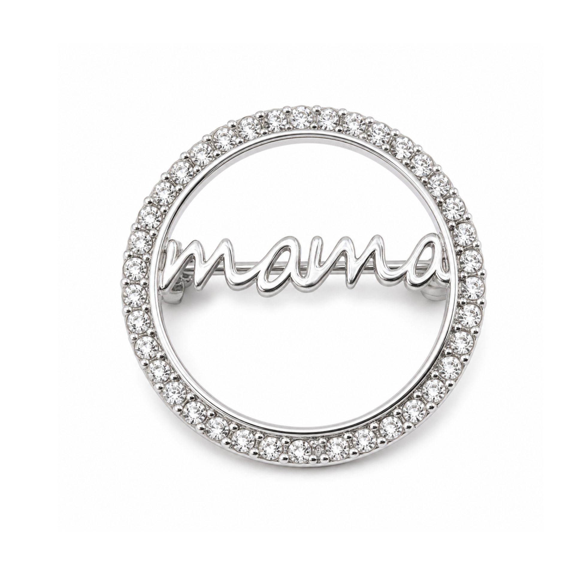 Brosa Argint 925 Mama cu Zirconii