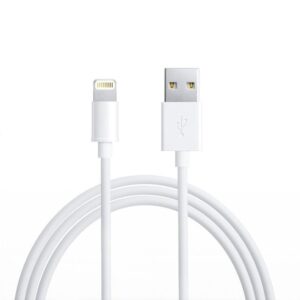Cablu Date Compatibil iPhone 1 m Bulk, Alb