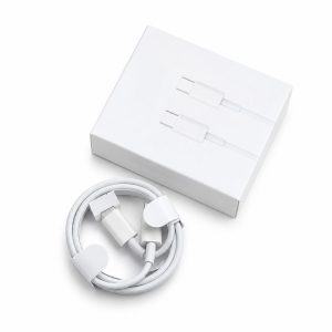 Cablu de Date si Incarcare USB-C la USB-C, Flippy, 60W, Fast Charge, Compatibil iPhone 15 si Tablete, 2 m, Alb