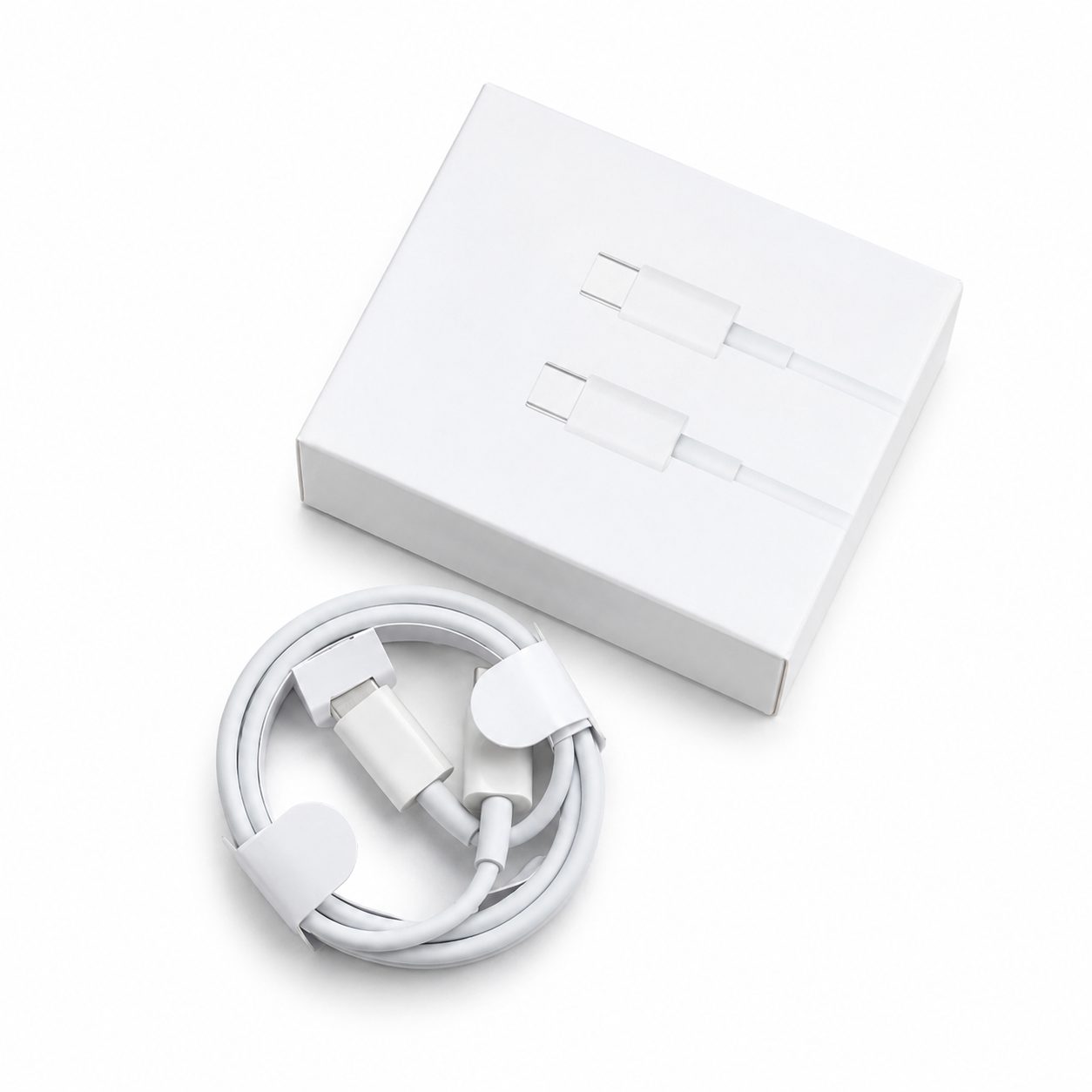 Cablu de Date si Incarcare USB-C la USB-C, Flippy, 60W, Fast Charge, Compatibil iPhone 15 si Tablete, 2 m, Alb