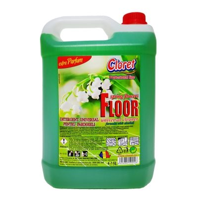 Cloret Detergent Pardoseli 5 L Lacramioare