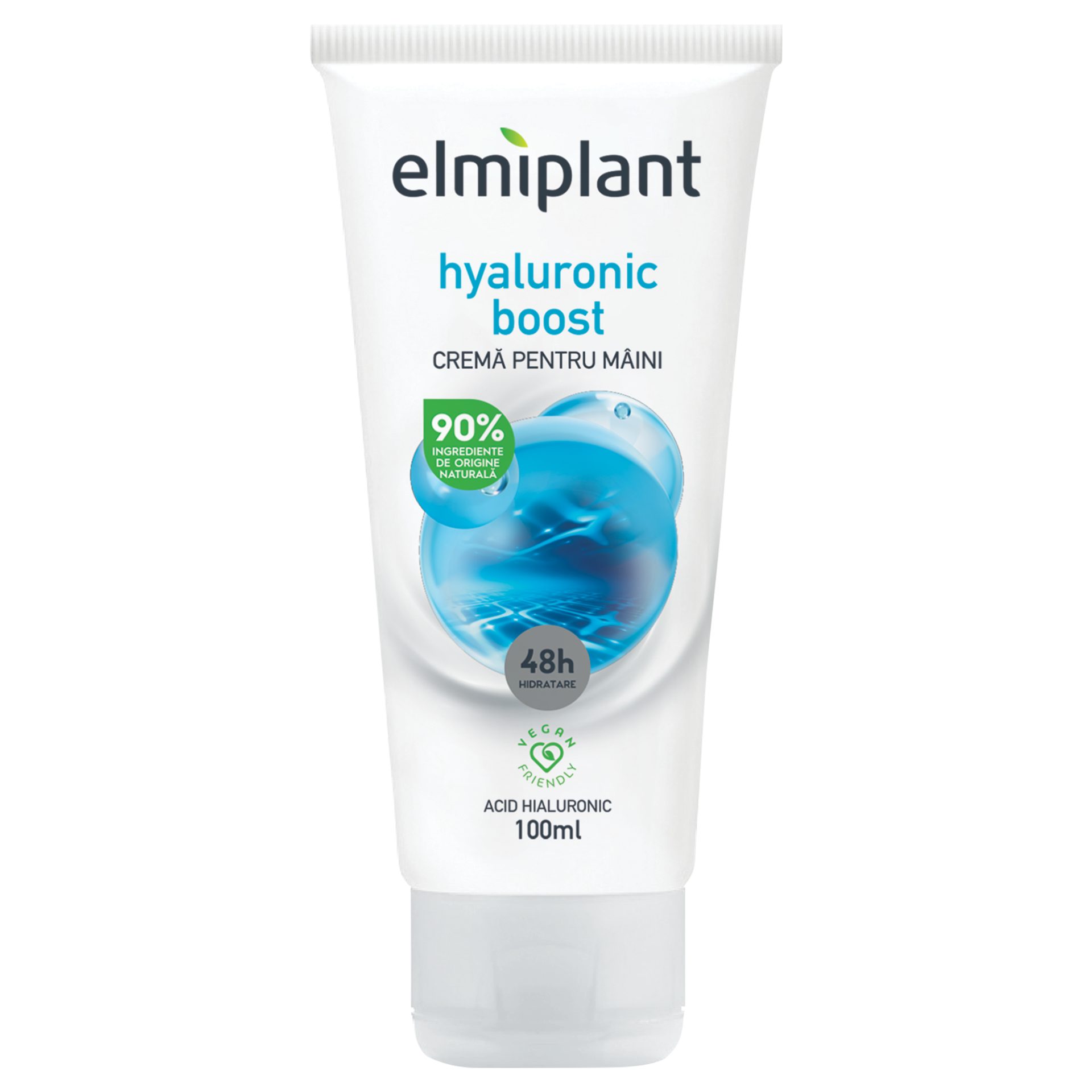 Crema de Maini, Elmiplant, Hyaluronic Boost, 100 ml