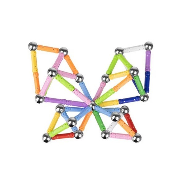 Set 72 Piese Betisoare Magnetice, Flippy, din Plastic/Magnet, +3 Ani, Multicolor