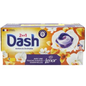 Dash Detergent Capsule 33 buc 2in1 Amber Orchid