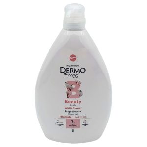 Gel de Dus, DERMOMED, Beauty White Flower, 1 L