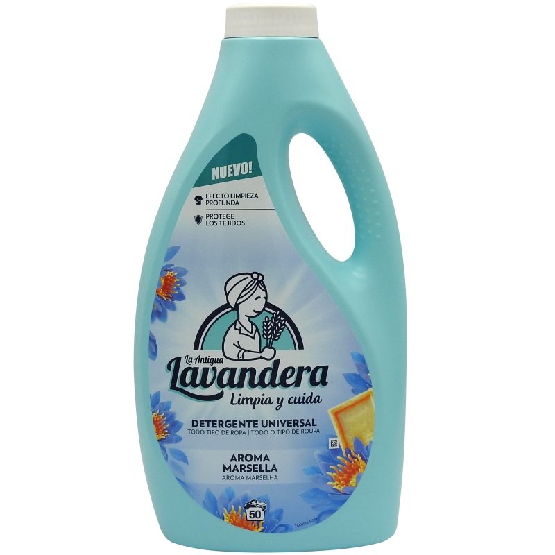 Detergent Lichid Universal, Lavandera, 2.5 L, Aroma Marsella, 50 Spalari