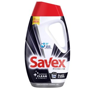 Detergent Lichid, Savex, Premium 1.08 L Black Dark 27 spalari