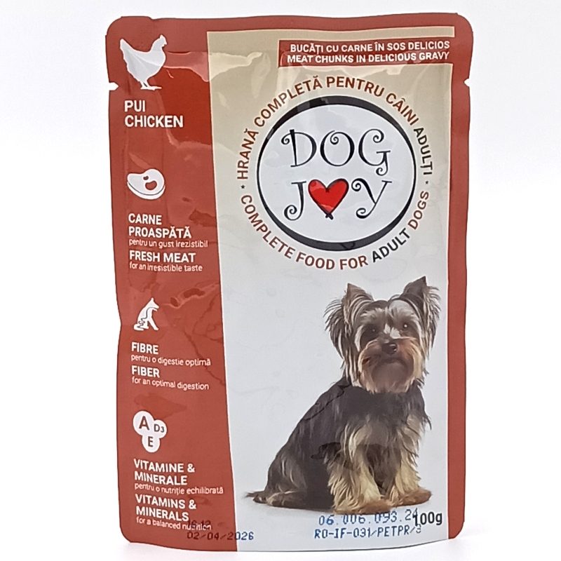 Hrana Umeda pentru Caini, DOG JOY, Pui, 100 g