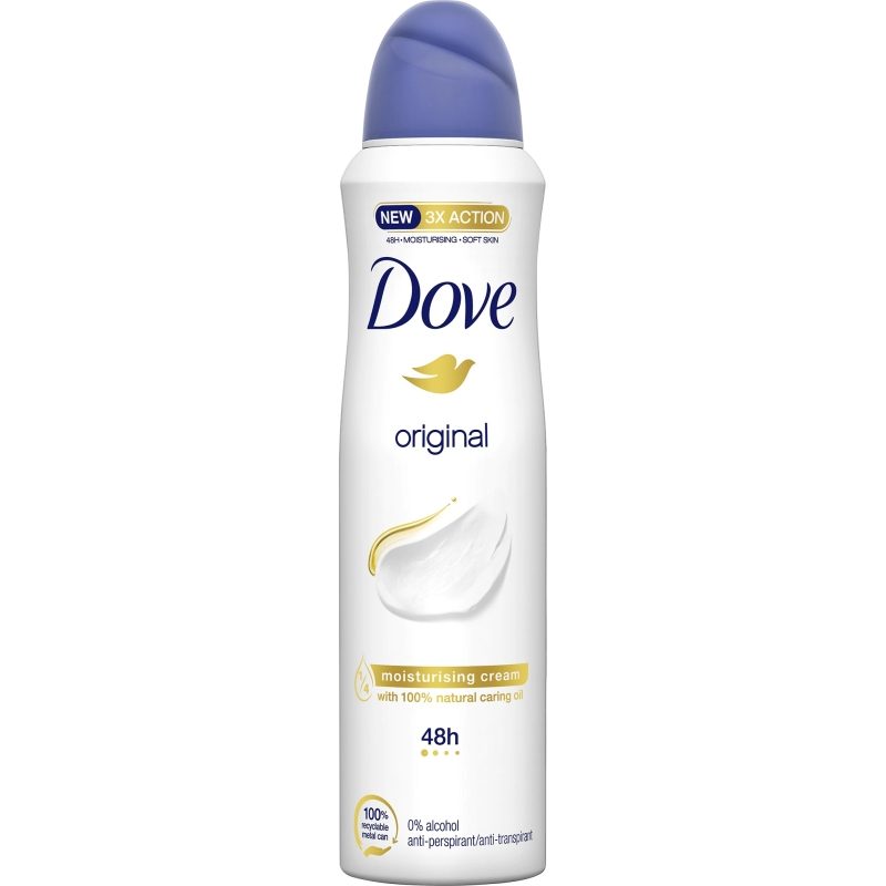 Antiperspirant Deo Spray, DOVE, Original, 200 ml