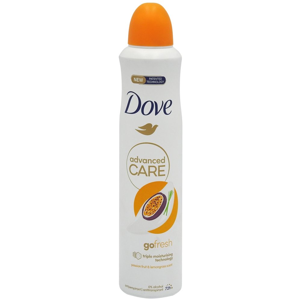 Antiperspirant Deo Spray, DOVE, Advanced Care Passion Fruit, 250 ml