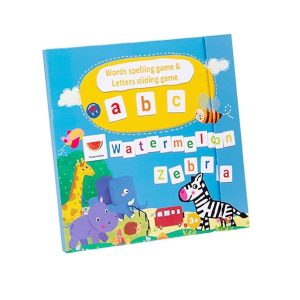 Joc Educativ Alfabet Englez, Flippy, Carte Magnetica Montessori, Recunoastere Litere si Formare Cuvinte, Copii 3+ Ani, 27x26.2x1.5 cm, Multicolor