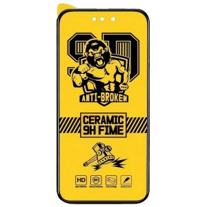 Folie de protectie Ceramica Flippy®, Transparenta HD, 9H, pentru Xiaomi Redmi A1 margini negre