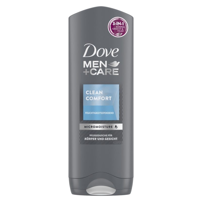 Gel de Dus, Dove, 250 ml Men Clean Comfort