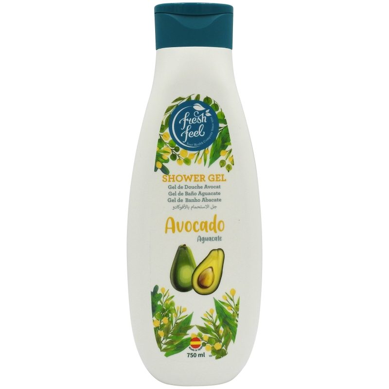 Gel de Dus, Fresh Feel, 750 ml Aroma Avocado