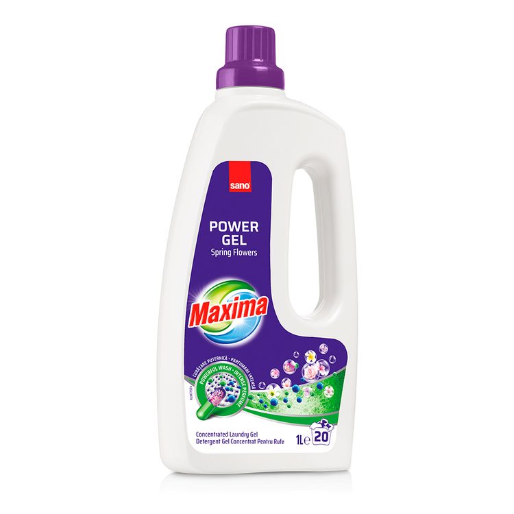 Gel, Sano Maxima Detergent, 1 L Spring Flowers 20 spalari