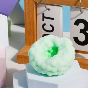 Jucarie Antistres Squishy, material cauciuc termoplastic, +6ani, verde, 2.5 cm