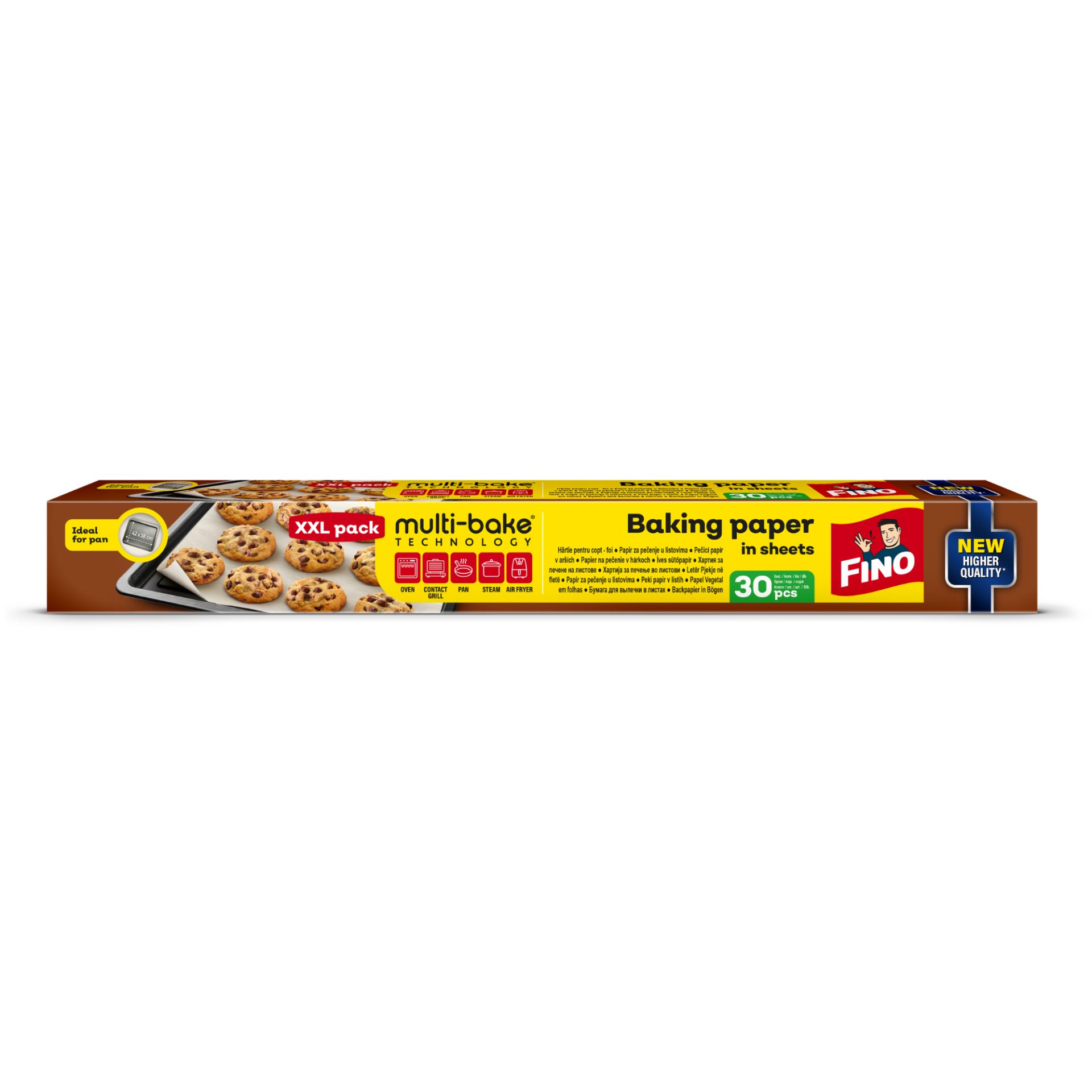 Hartie pentru copt Fino, 30 buc 42cmx38cm